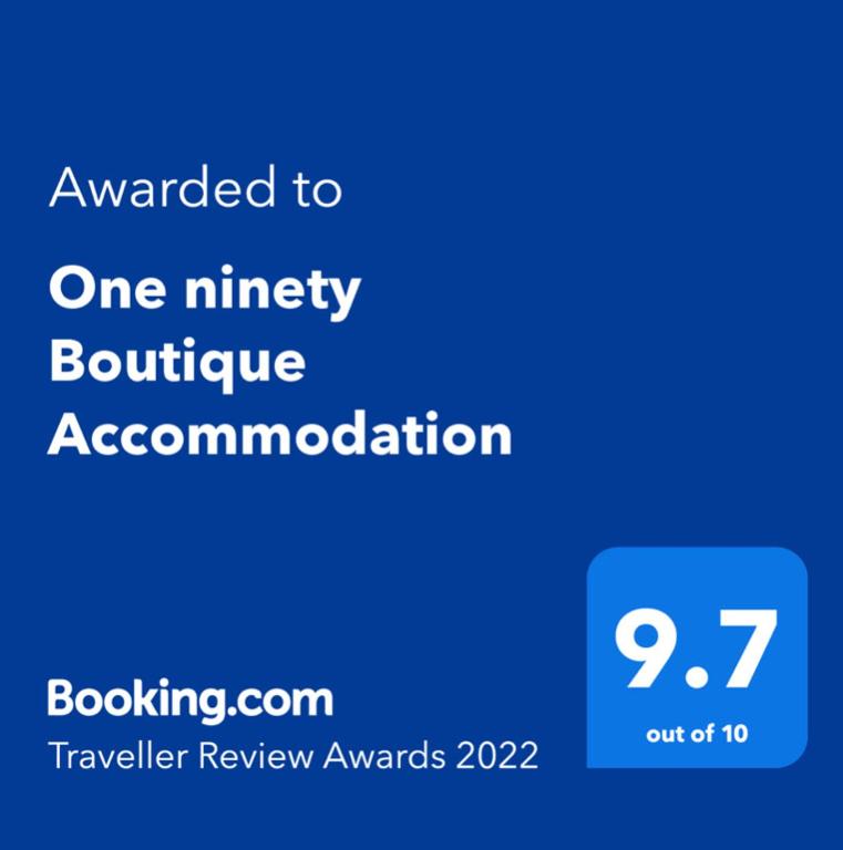 One ninety Boutique Accommodation room 6