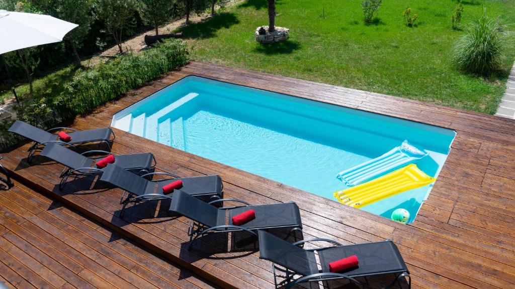 Villa Anela (with pool and boat place) room 2