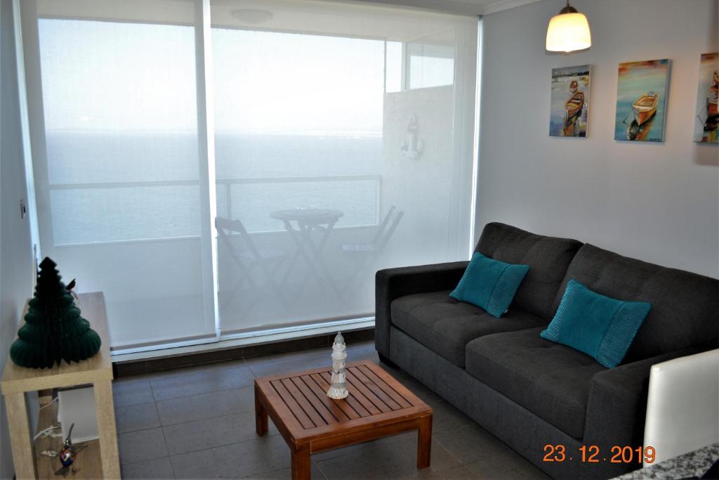 Depto Concón & Vista al Mar, Descanso de lujo, Wifi, Parking 2Tv room 4